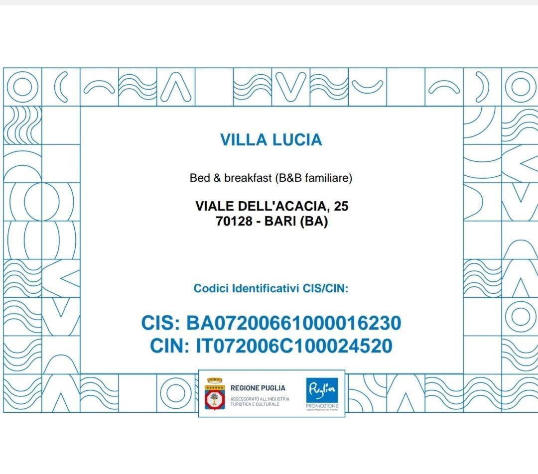 Bnb Villa Lucia 巴里 外观 照片